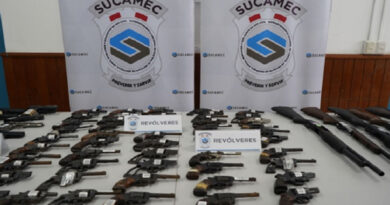 Mininter empadronó 724 armas del total de lo incautado por la Sucamec, gracias a Ley de Amnistía